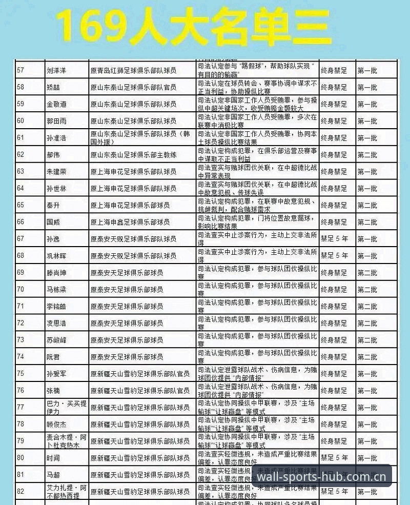 长城体育用户体验攻略 中国足球禁足名单深度解读:长城体育用户观赛与竞猜体验指南